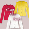 Dress up, let the magic of color come to you. Glamorous color cardigan