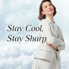 Cool to the touch "cool material" suit