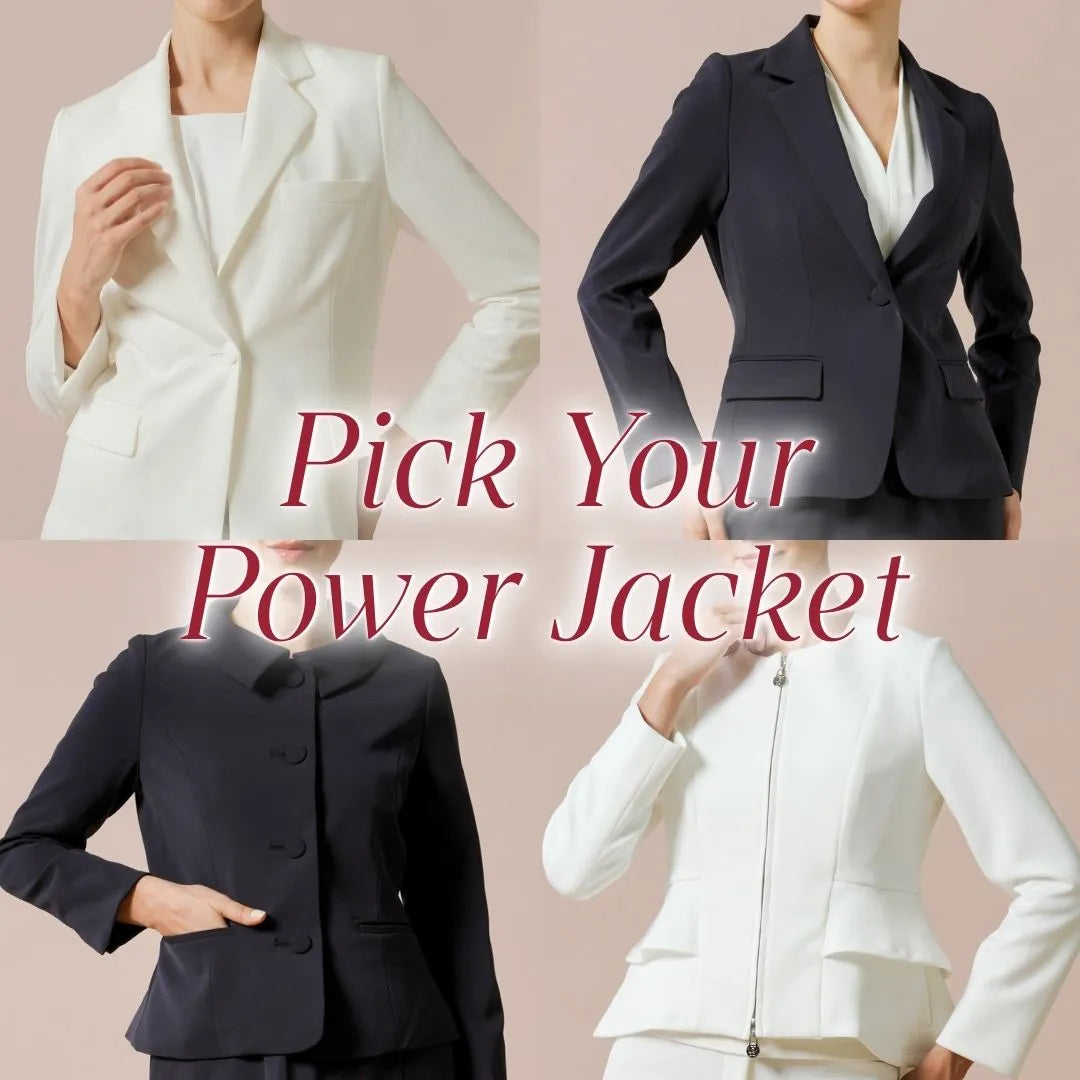 A new formula for choosing a jacket: choose based on the occasion and the impression you want to convey