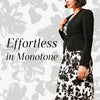 Monotone makes coordination easy! "Shadow Flower" with an artistic sensibility
