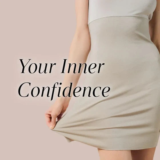 Elegantly corrects your body shape. An underdress with both function and design.