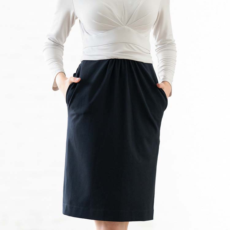 Shape-supporting skirt