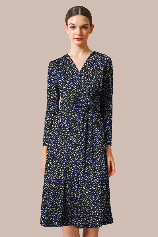 Stretch Jersey: Crystal Drop Mimolyn Dress