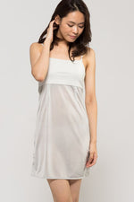 Silver Glitter Camisole Dress (Innerwear)