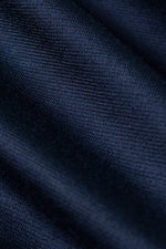 Cotton Blend Ponte: Cotton Blend Ponte White Trump Geo X Navy Shell Dress