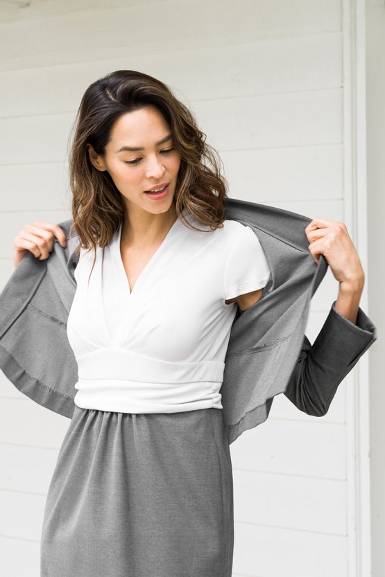 Grey Bolero Jacket