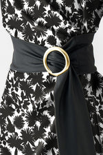 Silky: Silk-Like Monomer Galette T-Shirt With Sash
