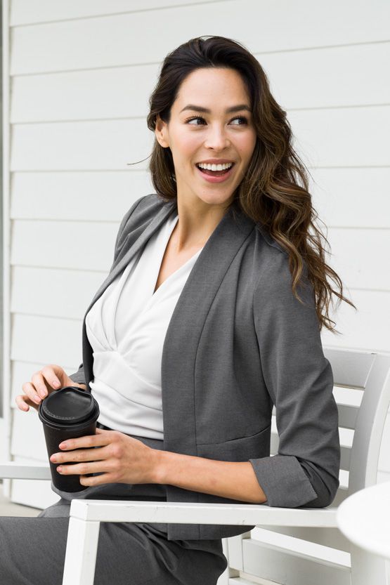 Grey Bolero Jacket