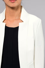 White Bolero Jacket With Pockets