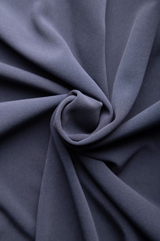Body Shape Correction: Blue-Grey Cache-Coeur Dress