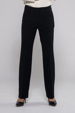 Navy Heathered Stretch Center Crease Pants