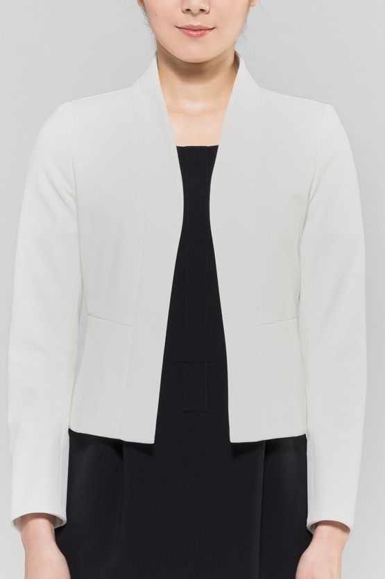 Ice Grey Bolero Jacket