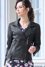Black Soft Stretch Riders Jacket