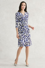 Japanese Pattern: Blue Goldfish Gather Dress