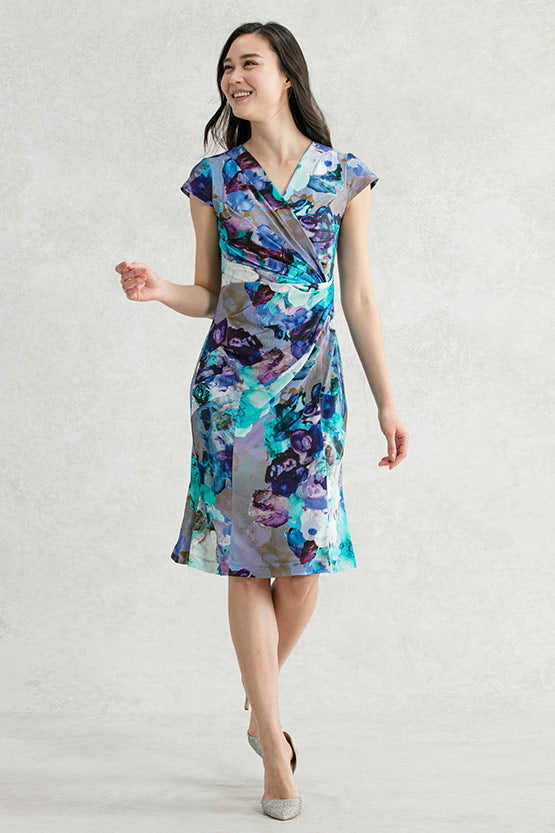 Water Flower Gather Dress