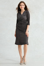 Black Beans Gathered Dress