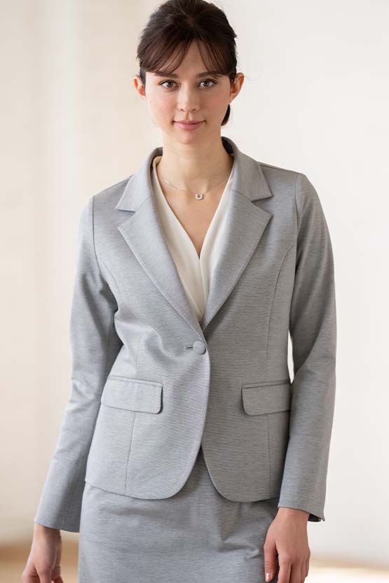 Light Gray Tailored Jacket