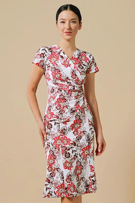 4-Way Stretch: Beni Hotaru Gather Dress