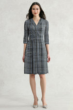 Black Shepherd Check Marilyn Dress