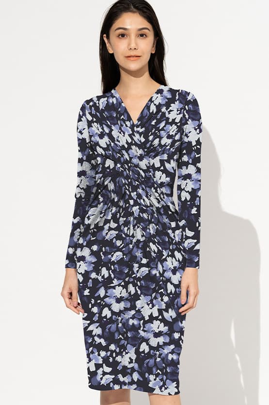 Navy Bella Venus Dress (with anti-static petticoat)