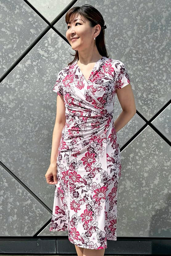 4-Way Stretch: Beni Hotaru Gather Dress