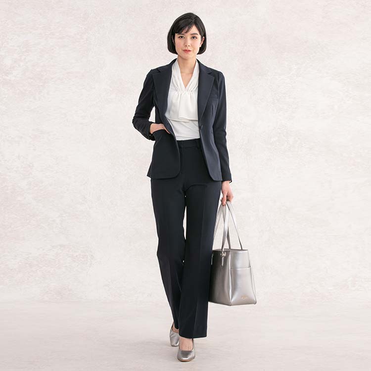 A neat white blouse for a classic office look