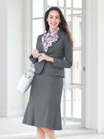 Suit Friendly: Gray Midi Mermaid Skirt