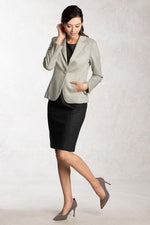 Light Gray Tailored Jacket