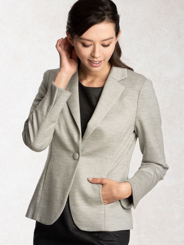 Light Gray Tailored Jacket