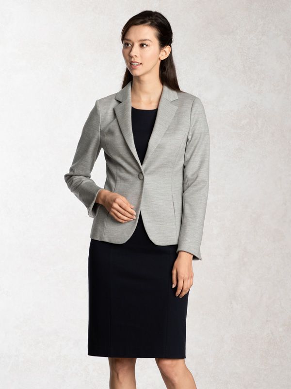Light Gray Tailored Jacket