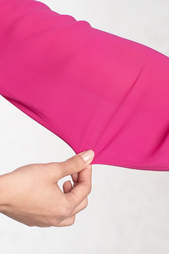 Pink X Charcoal Frill Dress