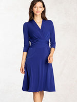 Restock: Royal Blue Cache-Coeur Dress