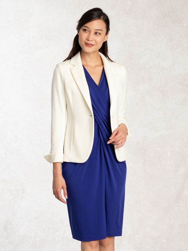 Royal Blue Venus Drape Dress