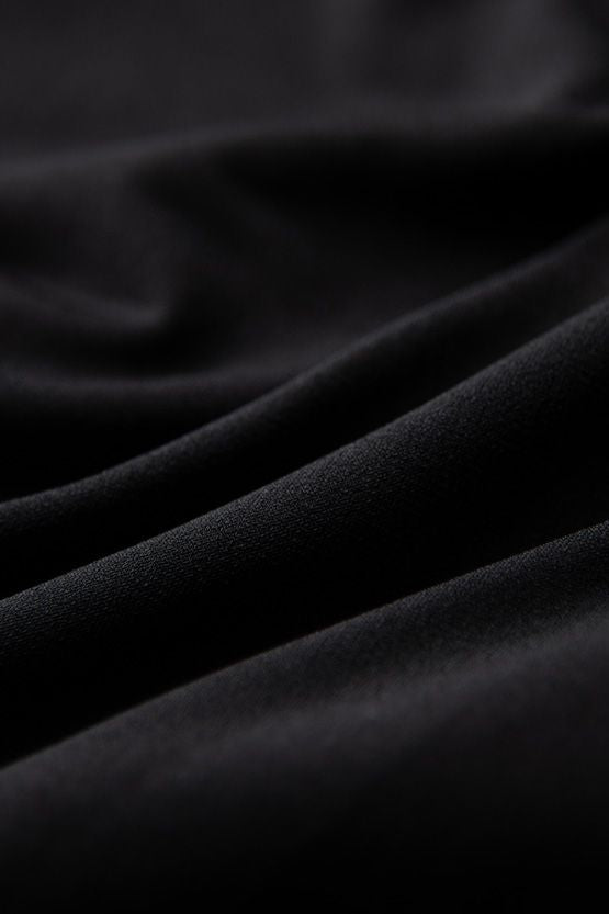 Black Gather Dress