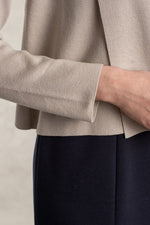 Cream Beige Kanazawa Short Cardigan