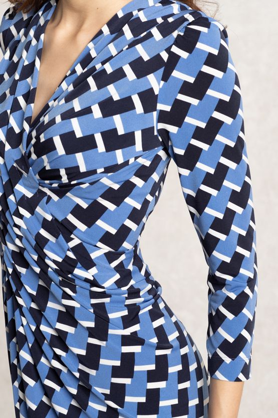 Blue Aztec Venus Dress