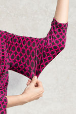Pink Circle Gather Dress