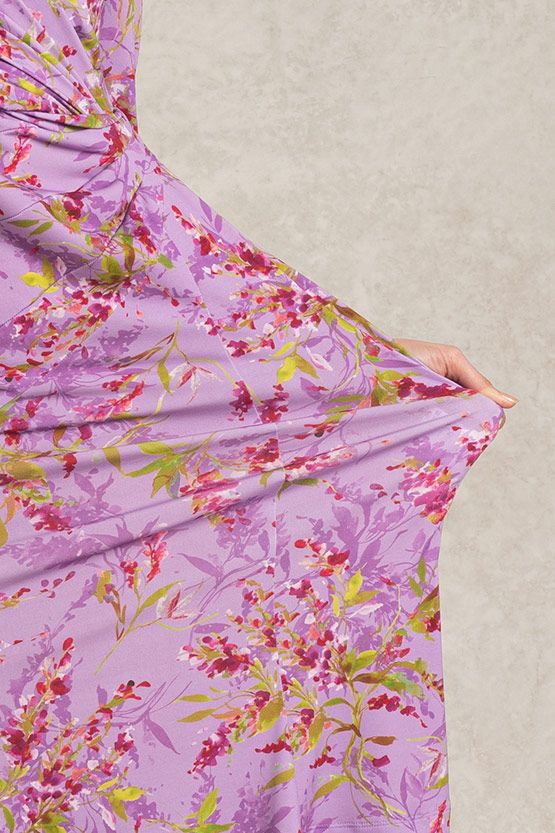 Lilac Harvest Gather Dress
