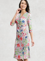 Pink Tassel Gathered Dress