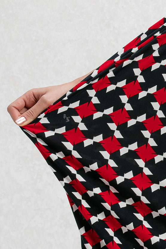 Red Pinwheel Venus Dress