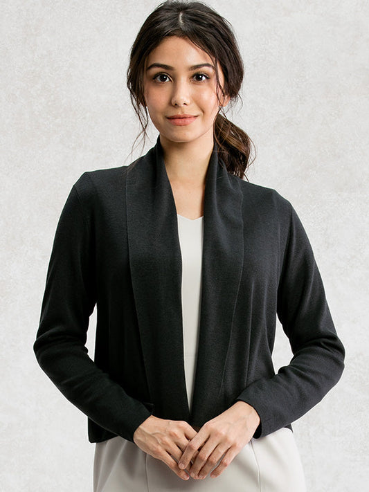 Black Kanazawa-Made Short Cardigan