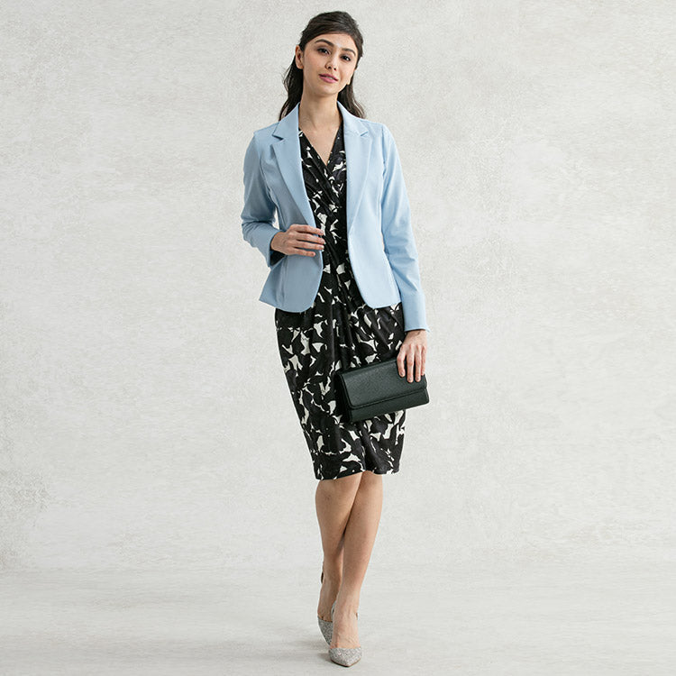 Add as an accent color over printed dresses as well