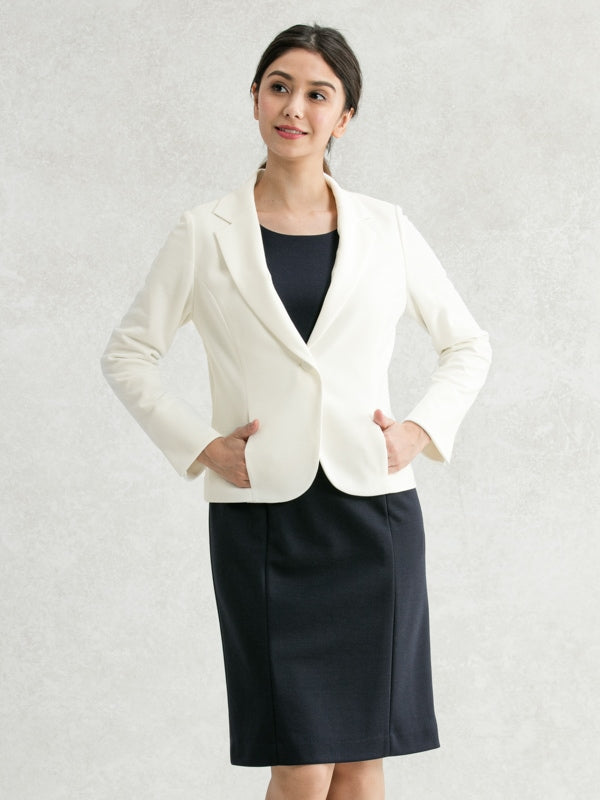 Wool Blend Double Face: Navy I-Line Dress