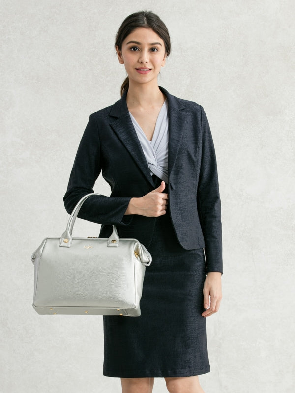 Navy Jacquard Tailored Jacket