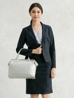 Navy Jacquard Tailored Jacket