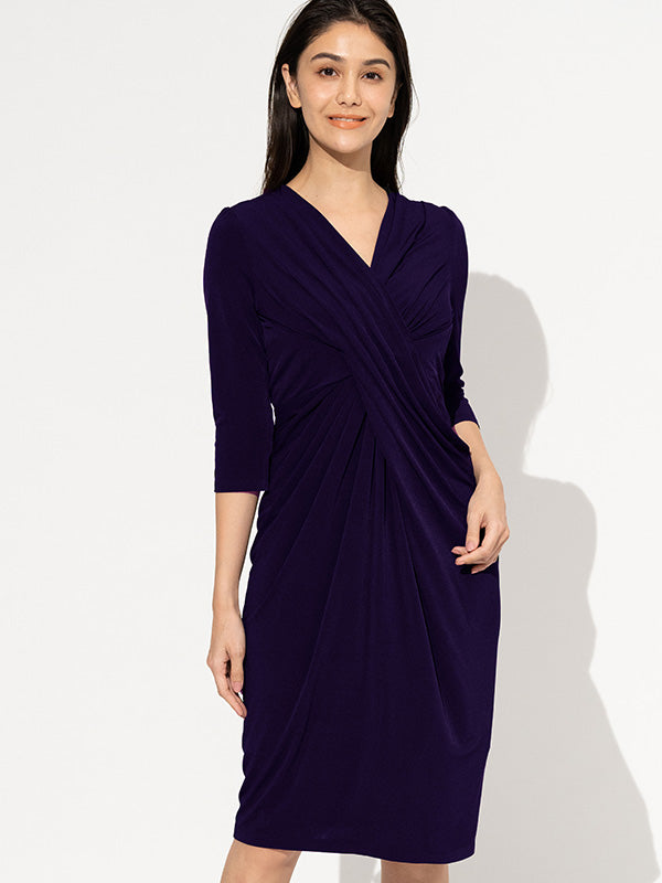 Long Length: Navy Venus Dress