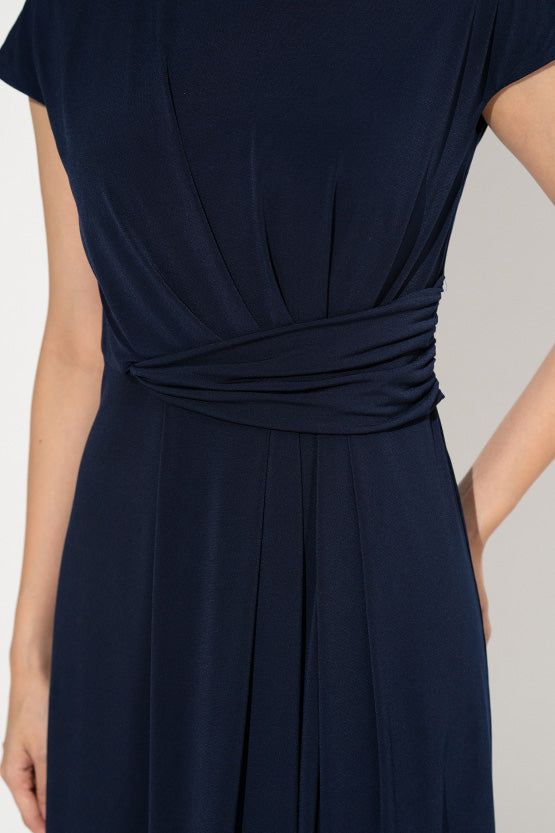 Navy A-Line Dress For Actresses