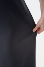 All-Season Material: Smart Stretch Dark Navy Biz Sack Dress