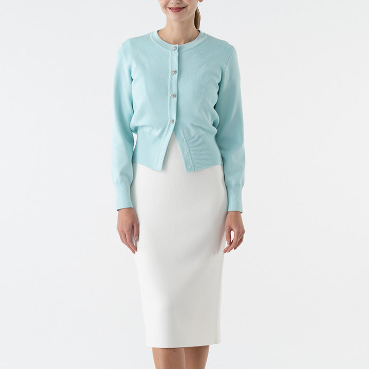 A set with a cliona dress made of the same material