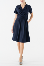 Body Shape Correction: Navy Marilyn Dress